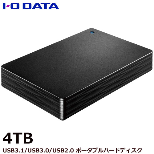 アイオーデータ HDPH-UT4DKR/E [USB 3.1 Gen 1(USB 3.0)対応ポータブルHDD 4TB]