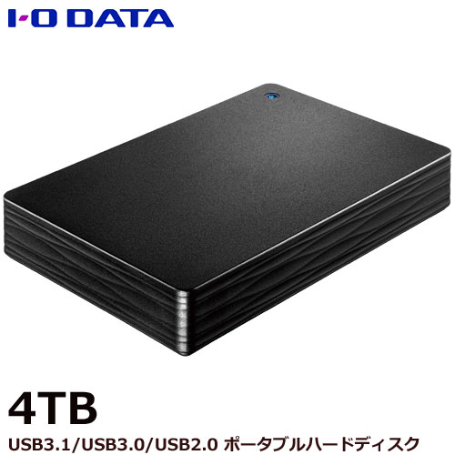 アイ・オー・データ HDPH-UT4DKR/E [USB 3.1 Gen 1(USB 3.0)対応ポータブルHDD 4TB]