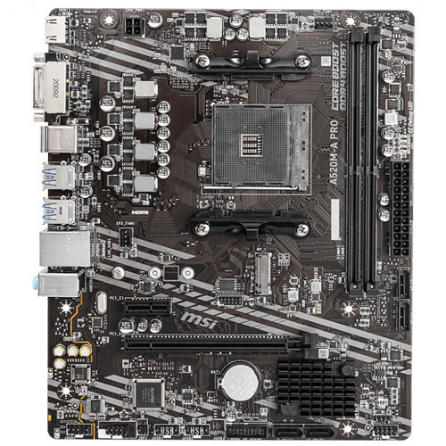MSI Computer A520M-A PRO [マザーボード AMD A520/Socket AM4/DDR4/M-ATX]