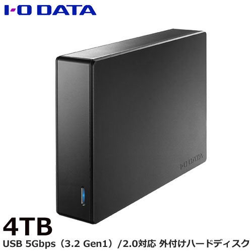 HDJA-UT4R [USB 5Gbps（3.2 Gen1）/2.0対応外付HDD電源内蔵モデル 4TB]