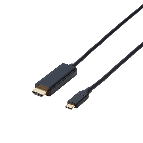 エレコム CAC-CHDMI20BK [変換ケーブル/USB-C-HDMI/2m/ブラック]