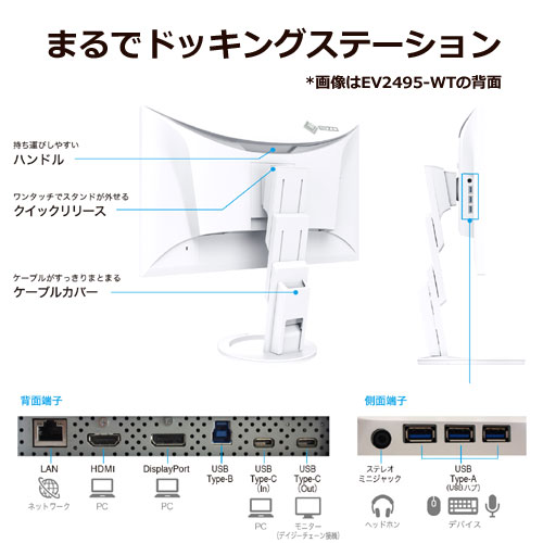 e-TREND｜ナナオ（EIZO） FlexScan EV2495-BK [24.1型カラー液晶