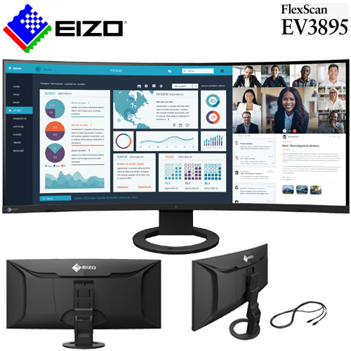 ナナオ（EIZO） FlexScan EV3895-BK [37.5型カラー液晶モニター EV3895 ブラック]