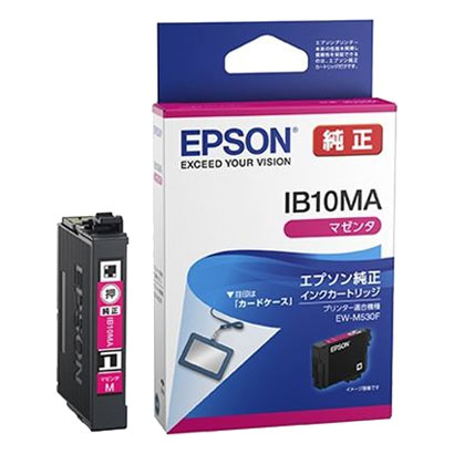 エプソン IB10MA [IJプリンター用 インクカートリッジ/カードケース(マゼンタ)]