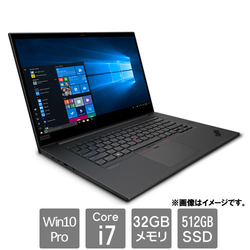 レノボ・ジャパン Mobile Workstation P 20TJS0BN00 [ThinkPad P1 (Core i7 32GB SSD512GB 15.6FHD Win10Pro64)]