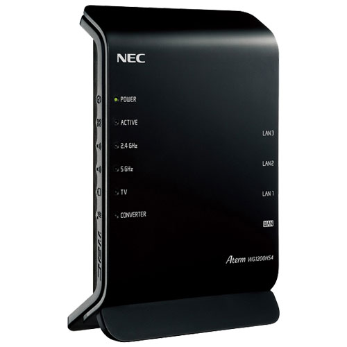 NEC PA-WG1200HS4 [Aterm WG1200HS4 WiFi5 11ac/n/a/g./b 867+300Mbps]