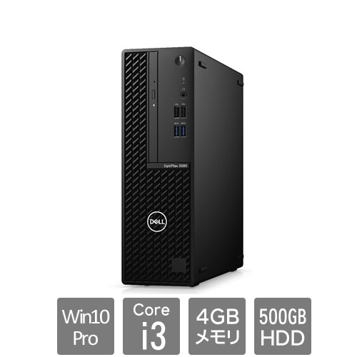 DTOP083-A11N1 [OptiPlex3080SFF(Core i3 4GB HDD500GB Win10Pro64 DVD+/-RW 1Y)]