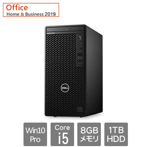 Dell DTOP082-A21H91 [OptiPlex3080MT(Core i5 8GB HDD1TB Win10Pro64 DVD+/-RW H&B2019 1Y)]