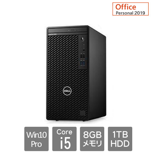 Dell DTOP082-A21P91 [OptiPlex3080MT(Core i5 8GB HDD1TB Win10Pro64 DVD+/-RW Personal2019 1Y)]