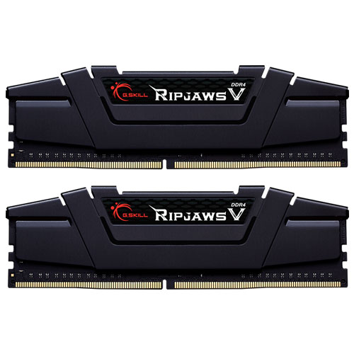 G.SKILL F4-3200C14D-64GVK [Ripjaws V 64GB (32GBx2) DDR4 3200Mhz (PC4-25600) CL14-18-18-38 1.45V Black]