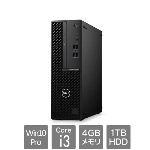 Dell DTOP083-B01N1 [OptiPlex3080SFF(Core i3 4GB HDD1TB Win10Pro64 DVD+/-RW 1Y)]