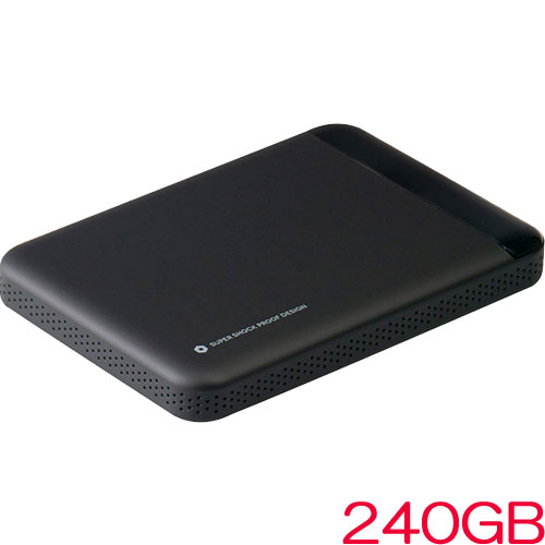 エレコム ESD-PL0240GM [外付けSSD/USB3.2 Gen1/1年保証/240GB]