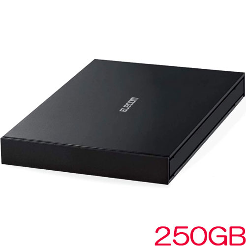 ESD-EJ0250GBK [外付SSD/ポータブル/USB3.2(Gen1)/250GB/ブラック]