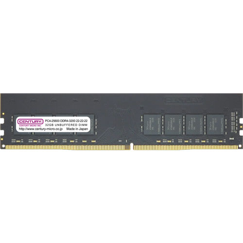 CB32G-D4U3200 [32GB DDR4-3200 (PC4-25600) Unbuffered DIMM 288pin Dual RANK]