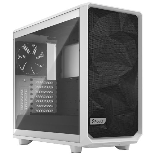 Fractal Design FD-C-MES2A-05 [E-ATX ミドルタワーケース Meshify 2 Clear Tempered Glass White]