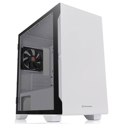 Thermaltake CA-1Q9-00S6WN-00 [Micro ATX ミニタワーケース S100 TG Snow Edition]