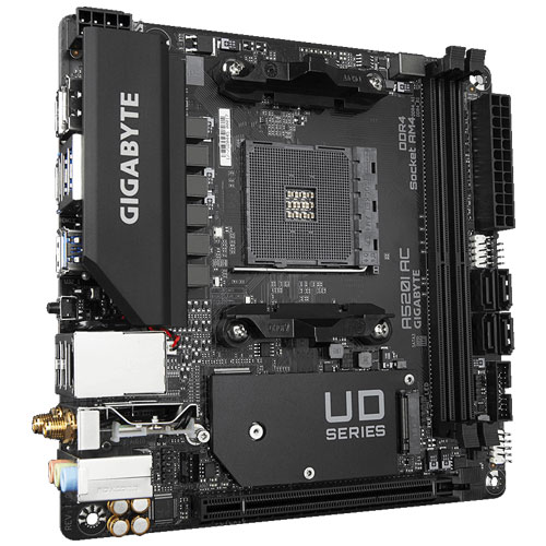ギガバイト A520I AC [マザーボード AMD A520/Socket AM4/DDR4/11ac/Mini-ITX]