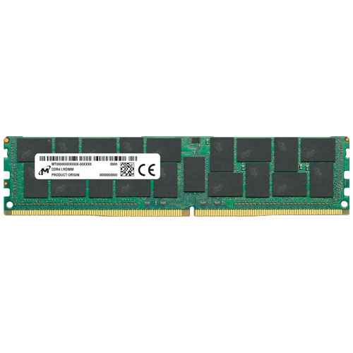 Micron MTA72ASS8G72LZ-2G6J1 [64GB DDR4-2666 (PC4-21300) ECC LRDIMM 4R x4 CL19 1.2V 288pin]