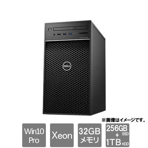 Dell DTWS019-006N3 [PrecisionT3640(Xeon W-1250 32GB SSD256GB+HDD1TB Win10ProWorkstations P2200)]