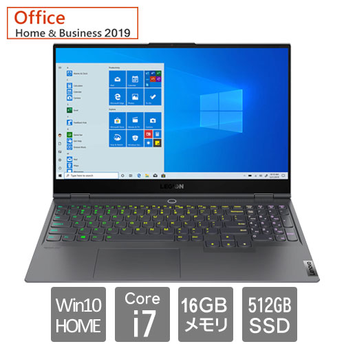 82BC004KJP [Lenovo Legion Slim750i (Core i7 16GB SSD512GB Win10Home64 15.6UHD H&B2019)]