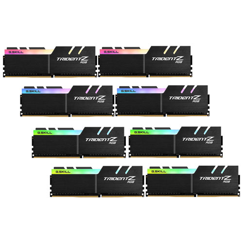 G.SKILL F4-2666C19Q2-256GTZR [Trident Z RGB 256GB (32GBx8) DDR4 2666Mhz (PC4-21300) CL19-19-19-43 1.20V]