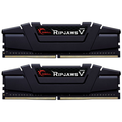 G.SKILL F4-2666C19D-64GVK [Ripjaws V 64GB (32GBx2) DDR4 2666Mhz (PC4-21300) CL19-19-19-43 1.20V Black]