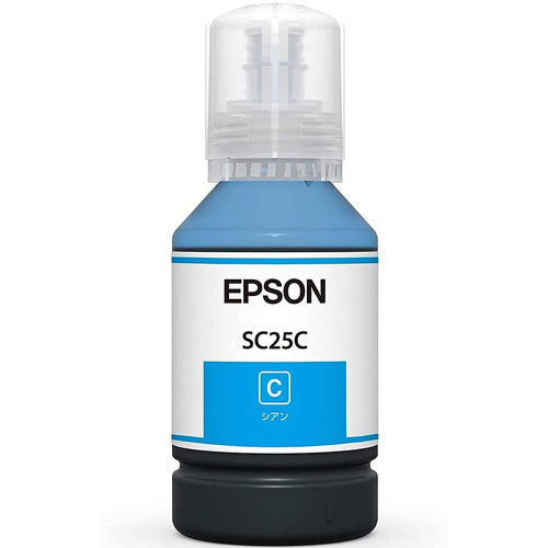 エプソン SC25C [SureColor用 インクボトル/140ml(シアン)]