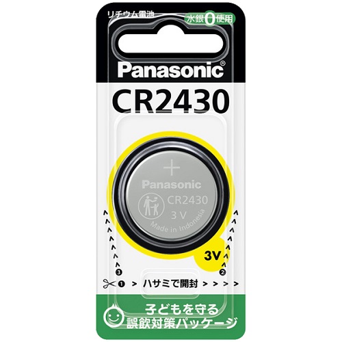 パナソニック CR-2430P [コイン形リチウム電池 CR2430]