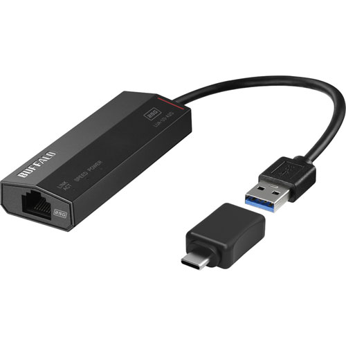 バッファロー LUA-U3-A2G/C [2.5GbE対応 USB LANアダプター A to Cコネクタ付属]