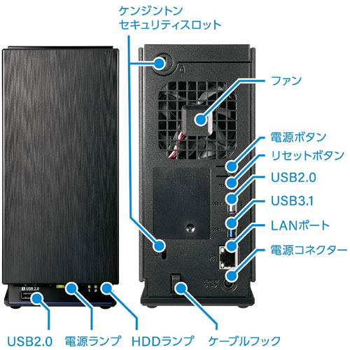 IODATA HDL-AAX1 デュアルコアCPU搭載 ネットワーク接続ハードディスク