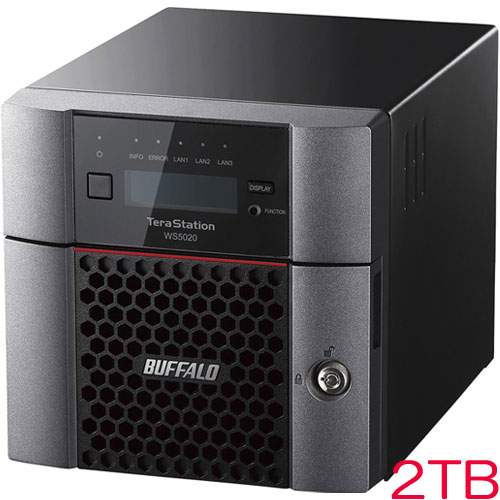 バッファロー WS5220DN02S9 [WS IoT2019 Std搭載 2ベイデスクトップNAS 2TB]