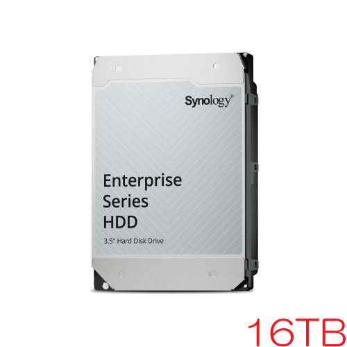 Synology HAT5300-16T [16TB HDD Enterpriseシリーズ HAT5300 3.5インチ SATA 6G 7200rpm 512MB 5年保証]