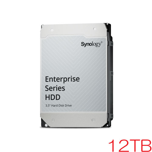 Synology HAT5300-12T [12TB HDD Enterpriseシリーズ HAT5300 3.5インチ SATA 6G 7200rpm 256MB 5年保証]