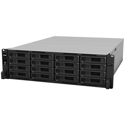Synology RS4021xs+ [RackStation 3U16ベイ Xeon D-1541 16GBメモリ 10GbEｘ2＋GbEｘ4 PCIe拡張 SATA対応 冗長電源]