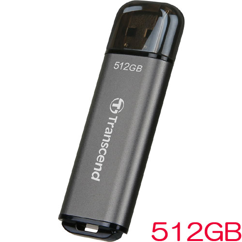 トランセンド TS512GJF920 [512GB 高速USBメモリ JetFlash 920 USB 3.2 Gen 1 スペースグレー]