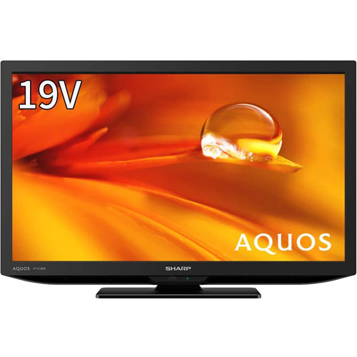 AQUOS(アクオス) 2T-C19DE-B [19V型デジタルハイビジョンLED液晶テレビ ブラック系]