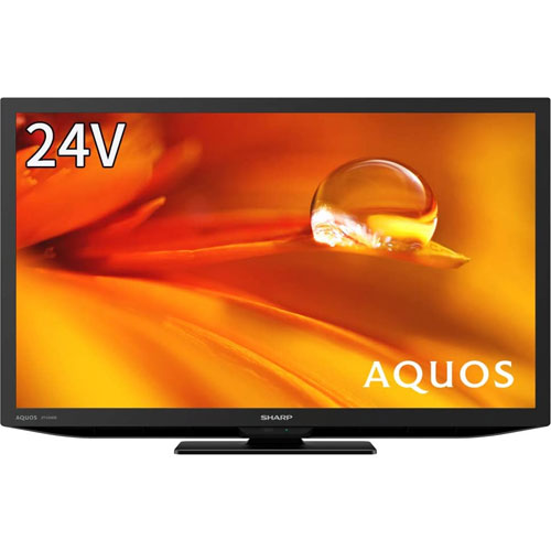 シャープ AQUOS(アクオス) 2T-C24DE-B [24V型デジタルハイビジョンLED液晶テレビ ブラック系]