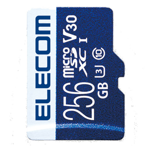 エレコム MF-MS256GU13V3R [MicroSDXCカード/データ復旧サービス付/256GB]