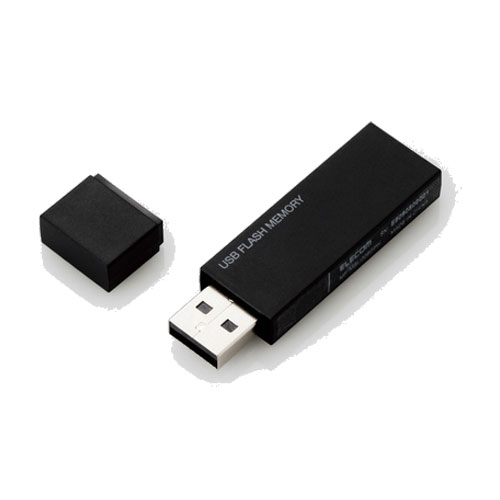 エレコム MF-MSU2B16GBK [USBメモリー/USB2.0対応/セキュリティ機能/16GB/ブラック]