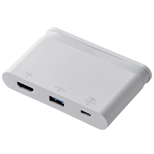 エレコム DST-C06WH [USB Type-Cドッキングステーション/PD/ホワイト]