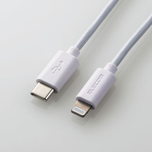 エレコム MPA-CL10WH [USB C-Lightningケーブル/スタンダード/1.0m/ホワイト]