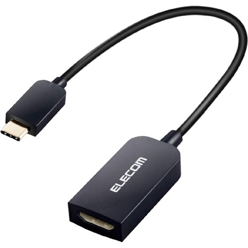 エレコム MPA-CHDMIABK [USB Type-C映像変換アダプタ/HDMI/ブラック]