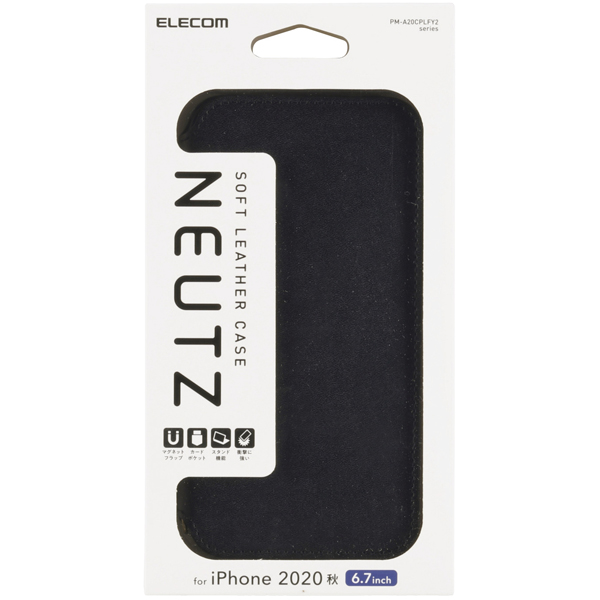 e-TREND|エレコム PM-A20CPLFY2BK [iPhone12Pro Max/レザーケース