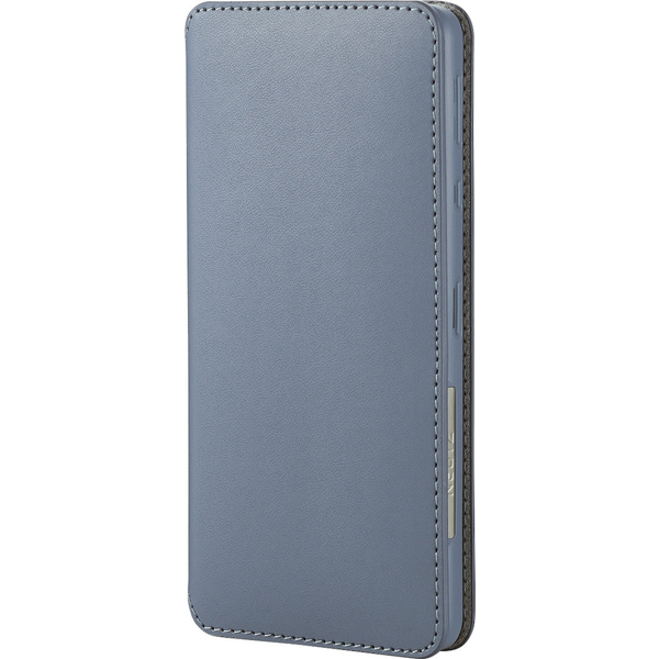 エレコム PM-S205PLFY2BU [AQUOS sense4/sense5G/手帳型レザーケース/ブルー]