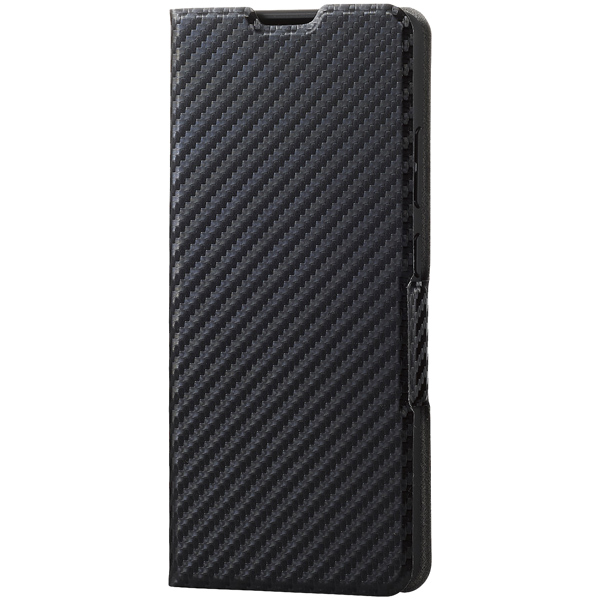 エレコム PM-G205PLFUCB [Galaxy A51 5G/レザーケース/カーボン調(ブラック)]