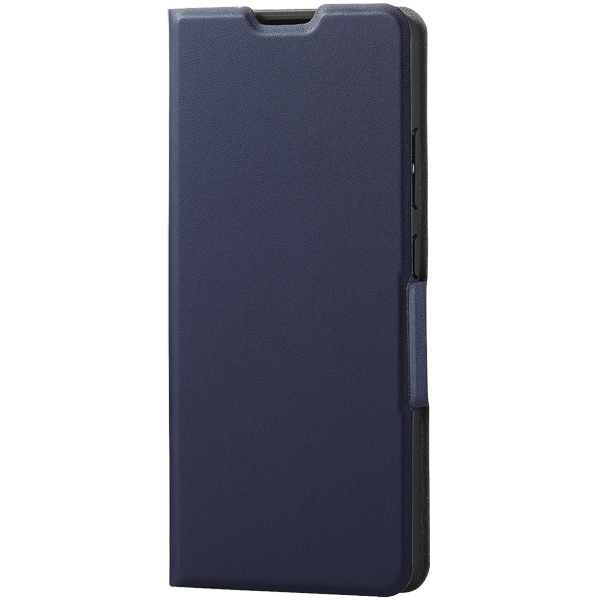 エレコム PM-G205PLFUNV [Galaxy A51 5G/レザーケース/手帳型/薄型/ネイビー]