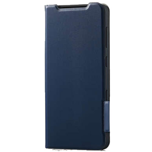 エレコム PM-K202PLFUNV [Android One S8/レザーケース/手帳型/ネイビー]