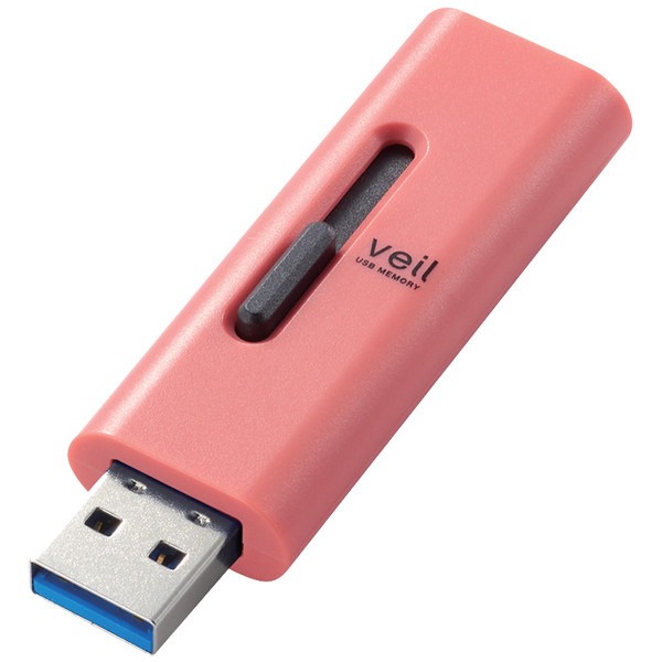 エレコム MF-SLU3032GRD [USBメモリー/USB3.2(Gen1)/スライド式/32GB/レッド]