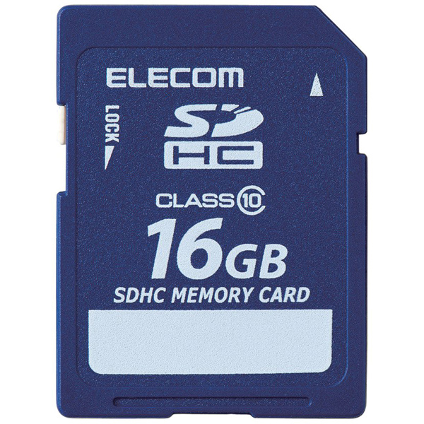 エレコム MF-FSD016GC10R [SDHCカード/データ復旧サービス付/Class10/16GB]