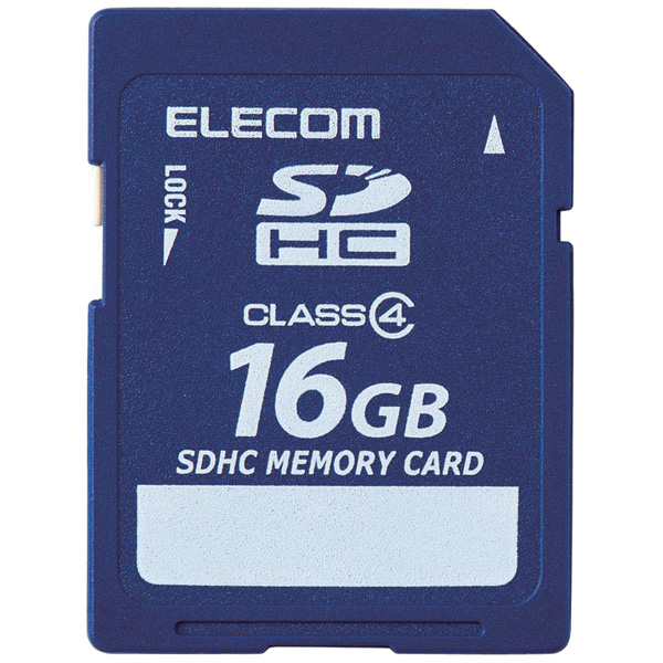 エレコム MF-FSD016GC4R [SDHCカード/データ復旧サービス付/Class4/16GB]